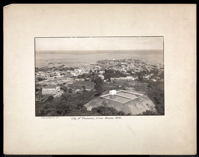 Aerial View of Panama City, 1912 or 1913 by Byron Company